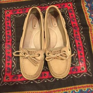 Sperry boat shoes, leather. 6.5M